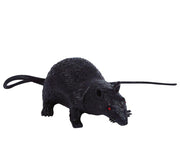 Latex Ratte 15 cm schwarz Halloween, Bild 2