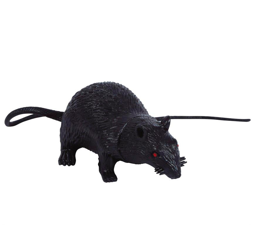GP26582 – Latex Ratte 15 cm schwarz Halloween – Farbe: Schwarz, Ansicht 2