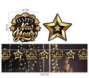 Happy New Year Girlande 300 cm Silvester Deko, Bild 1