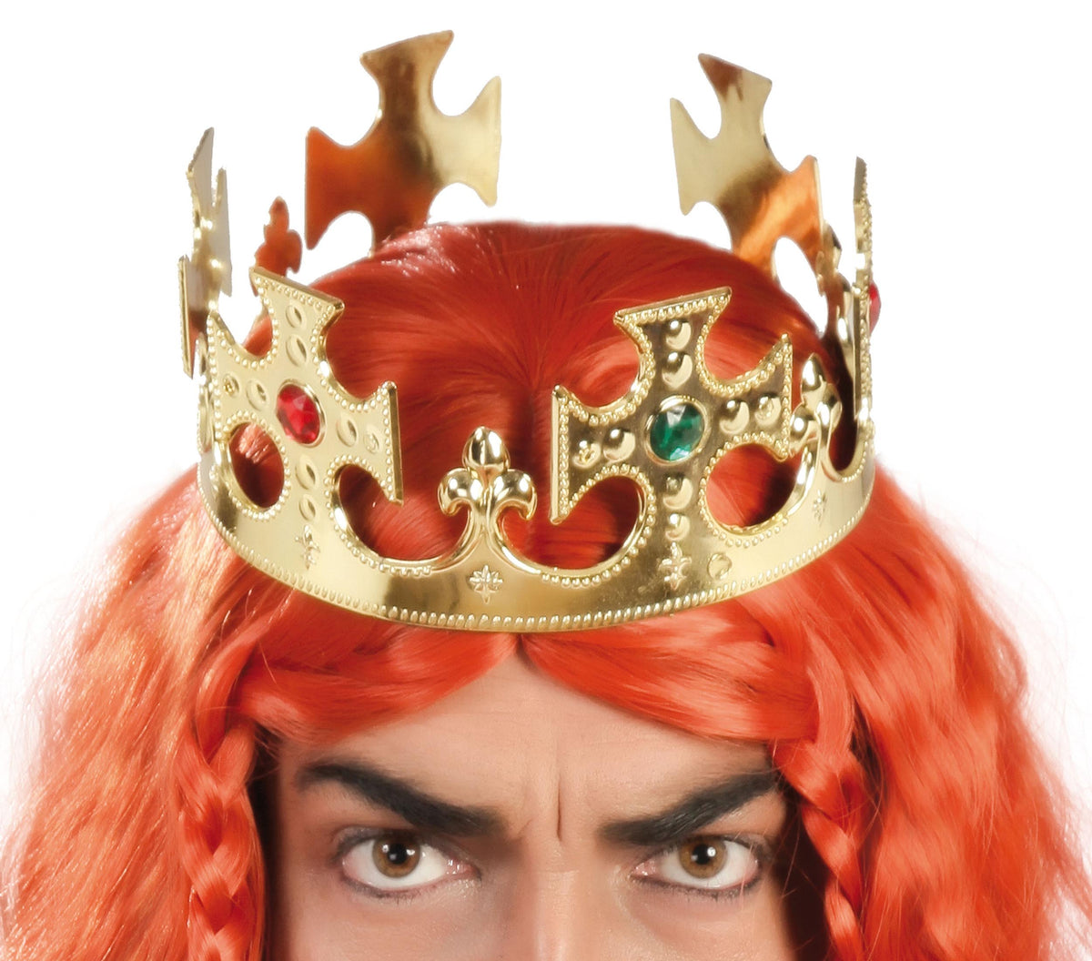 GP16438 – Königskrone für Herren gold Mittelalter – Farbe: Gold