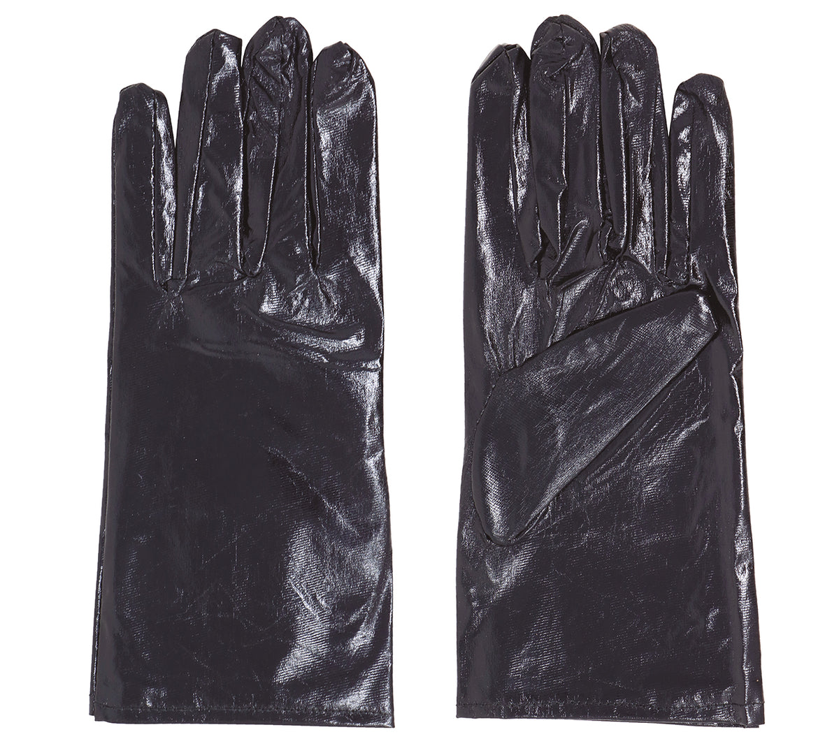 GP17871 – Glanz Handschuhe für Damen 22 cm Lackoptik – Farbe: Schwarz
