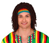 GP4107 – Rasta Dreadlock Perücke Karibik Feier – Farbe: Schwarz