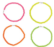 Neon Perlenkette für Damen 40 cm 80er Jahre, Bild 4