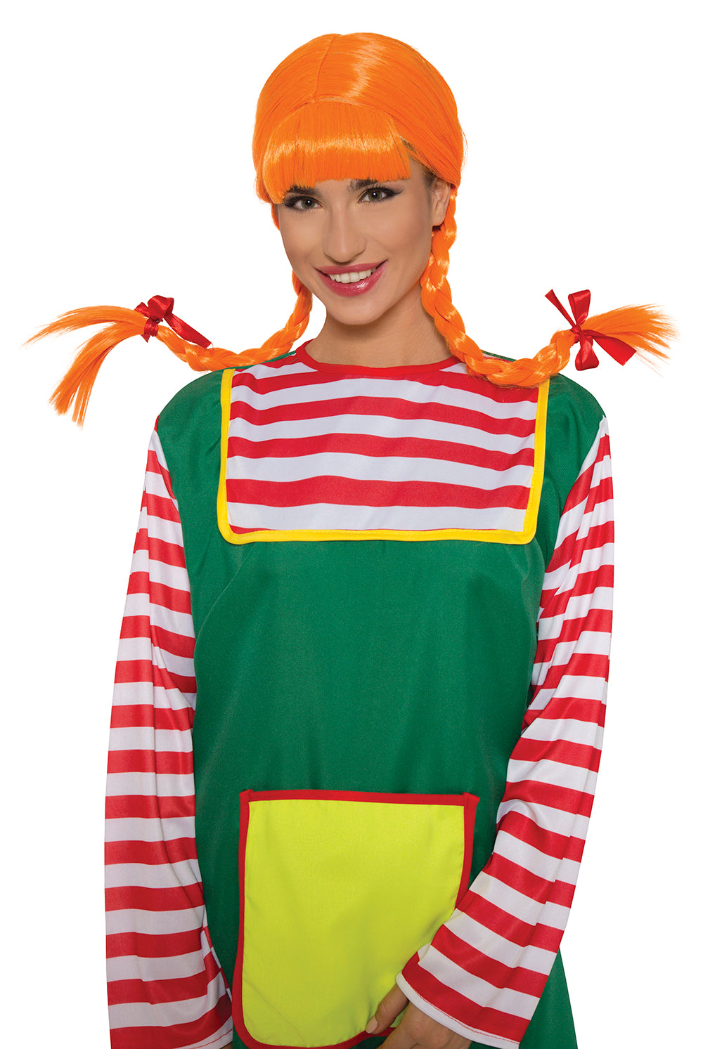 GP4212 – Clown Freches Mädchen Perücke Karneval – Farbe: Orange