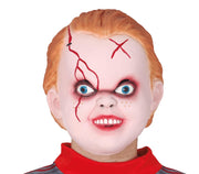 Latex Horrorpuppe Maske für Erwachsene, Bild 1