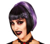 GP4290 – Vampir Bob Perücke Halloween Lila – Farbe: Lila/schwarz
