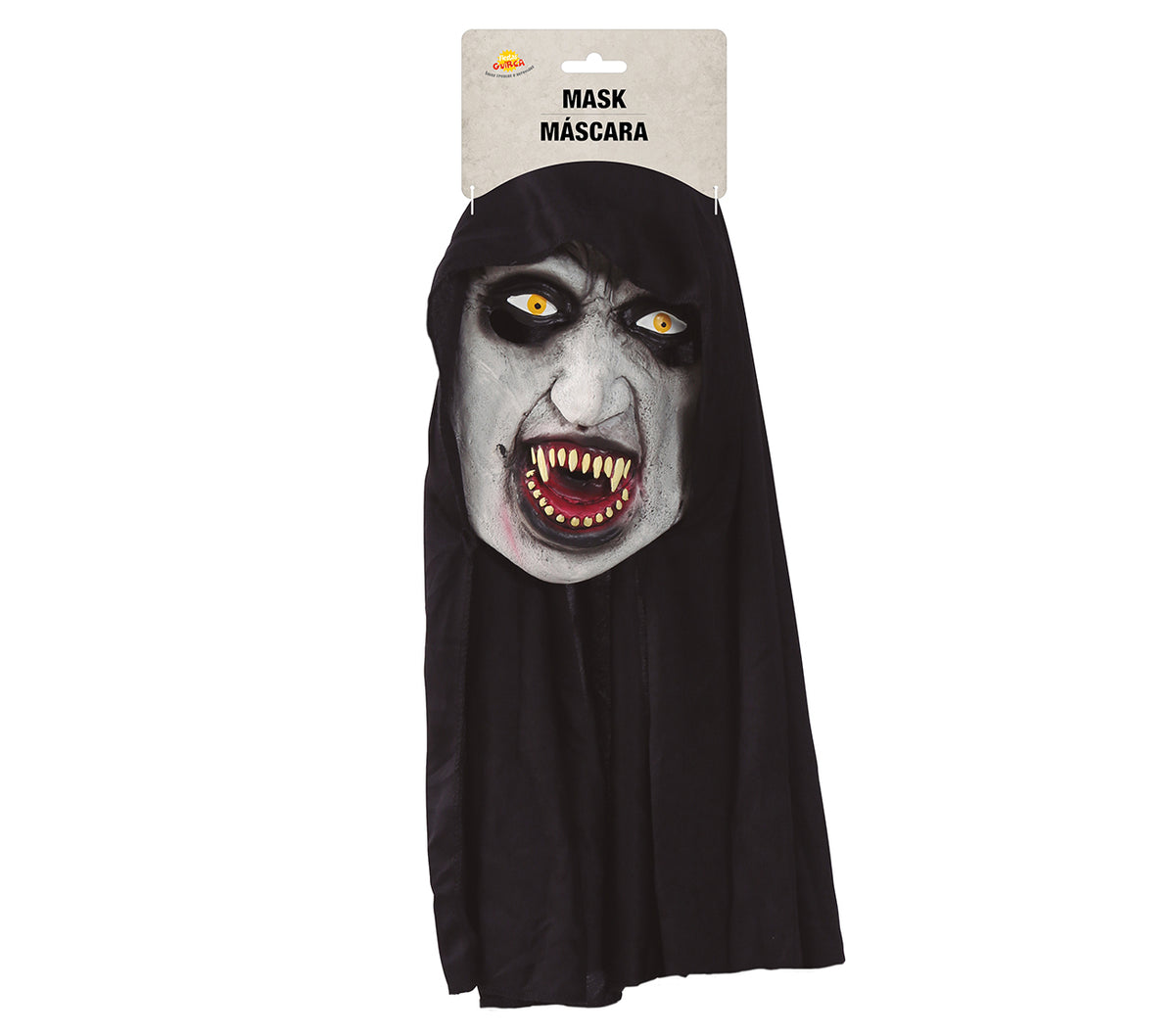 GP2283 – Latex Horror Nonnen Maske für Erwachsene – Farbe: Weiß