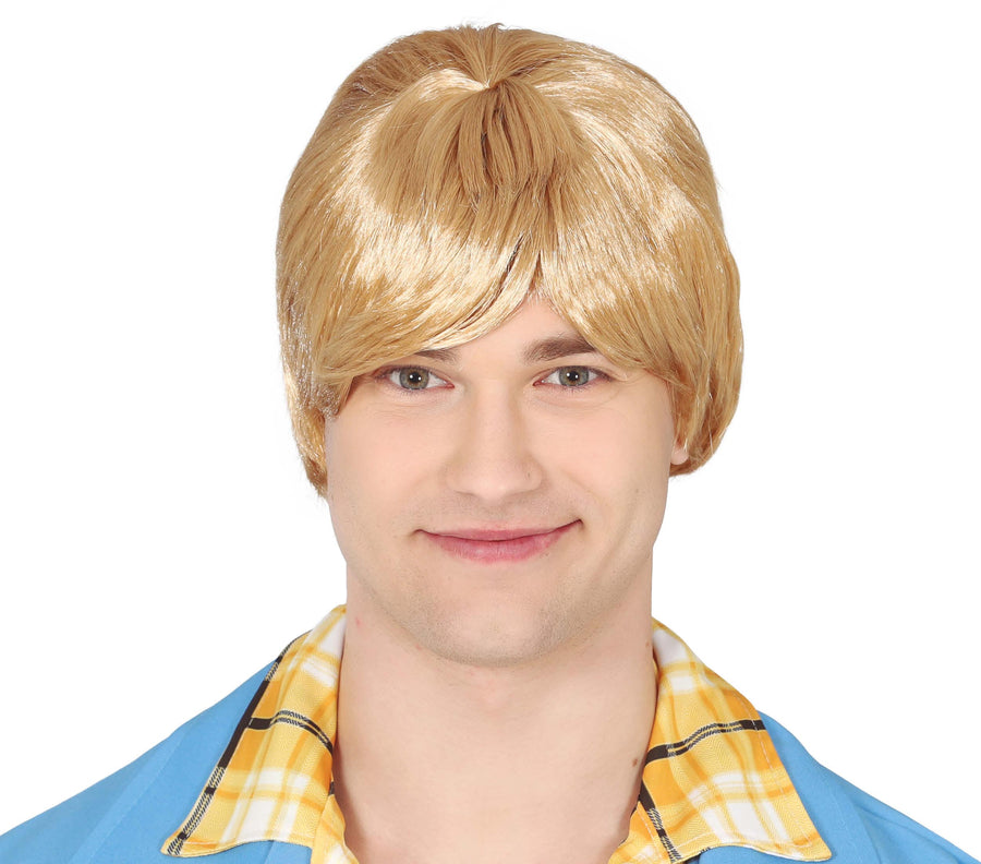 Disco Perücke für Herren blond