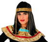 GP4409 – Agyptische Konigin Perucke Goldschmuck – Farbe: Schwarz
