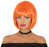 GP4443 – 20s Karneval Bob Perücke Glänzend – Farbe: Orange