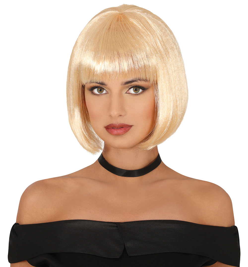 GP4443 – 20s Karneval Bob Perücke Glänzend – Farbe: Blonde