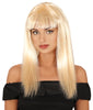 GP4454 – Karneval Bunte Perücke Lang Fasching – Farbe: Blonde