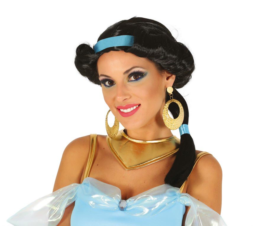 GP4510 – Wüstenprinzessin Schwarzer Zopf Karneval – Farbe: Schwarz, Ansicht 2