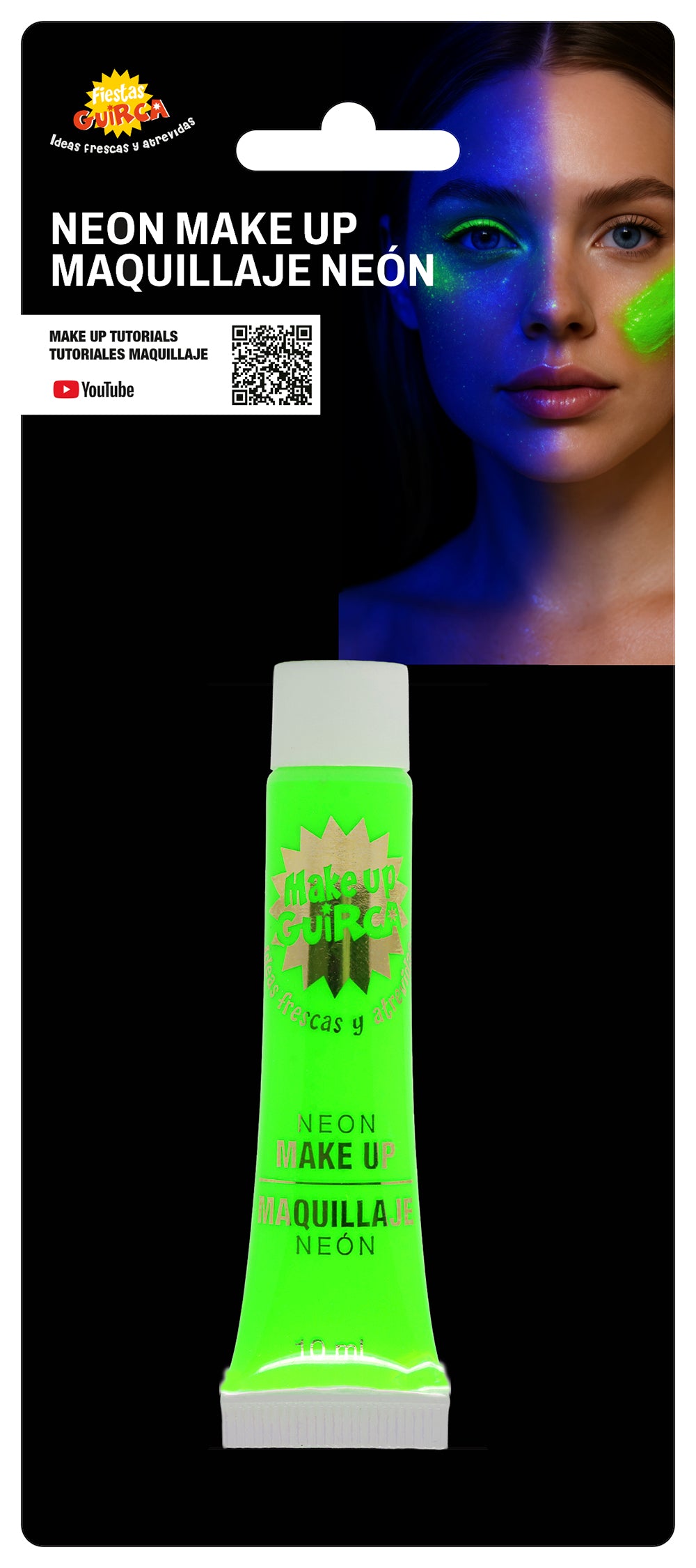 GP15658 – Neon Schminke 10 ml UV Schwarzlicht – Farbe: Grün
