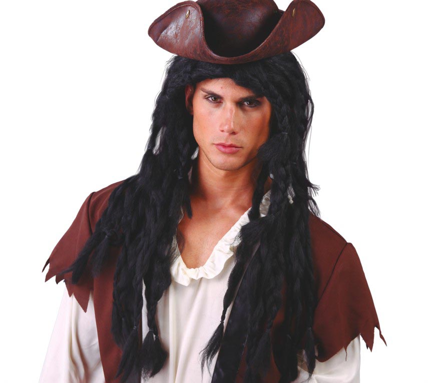 GP4616 – Pirat Rasta Dreadlocks Karneval – Farbe: Schwarz
