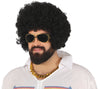 GP4631 – Rock Hero 50s Style Schwarzer Afro – Farbe: Schwarz