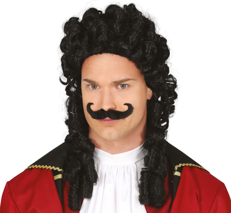 Piraten Kapitän Schwarze Locken