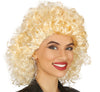 GP4669 – 70s Blonde Locken Kostüm Party Perücke – Farbe: Gelb