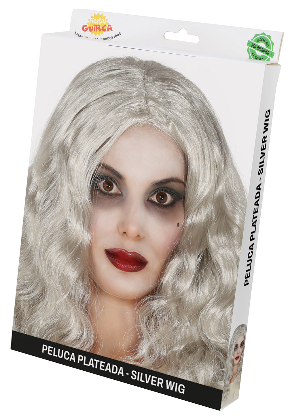 GP4030 – Lockenperücke für Damen silber lang – Farbe: Silber