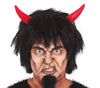 GP48002 – Dämon Halloween Perücke Schwarzes Haar – Farbe: Schwarz