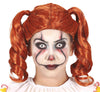 GP48014 – Clown Halloween Perücke Rote Locken – Farbe: Orange