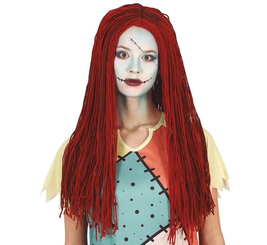 Halloween Rote Langhaar Wig