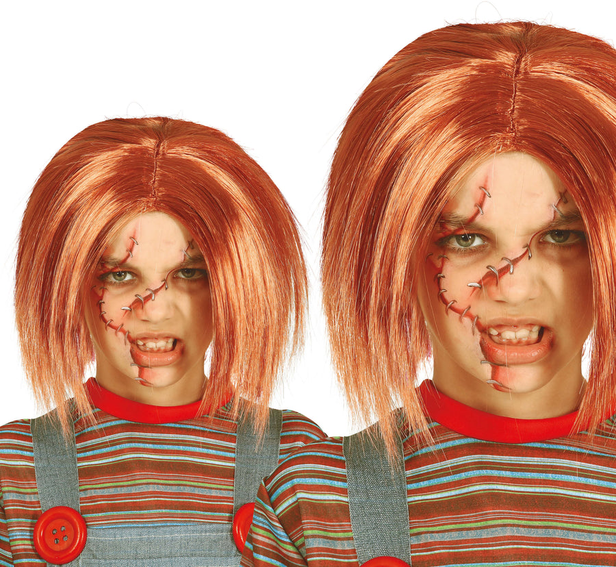 GP48017 – Halloween Puppenfrisur Grusel Styling – Farbe: Orange, Ansicht 2