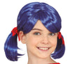 GP48021 – Superhelden Cosplay Blau Perücke Karneval – Farbe: Blau