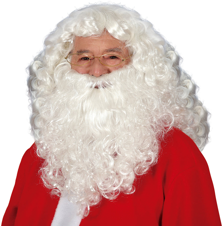 Nikolaus Bart Perücke Weihnachten