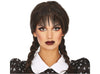 GP48067 – Film Halloween Zöpfe Perücke Kostüm Party – Farbe: Schwarz