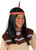 GP48093 – Indianer Haaraccessoire Karneval – Farbe: Schwarz