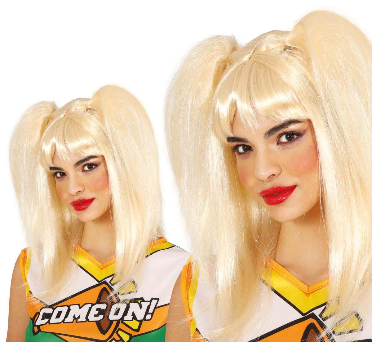 GP48127 – Karneval Sport Zöpfe Blondheit Junggesellenparty – Farbe: Gelb