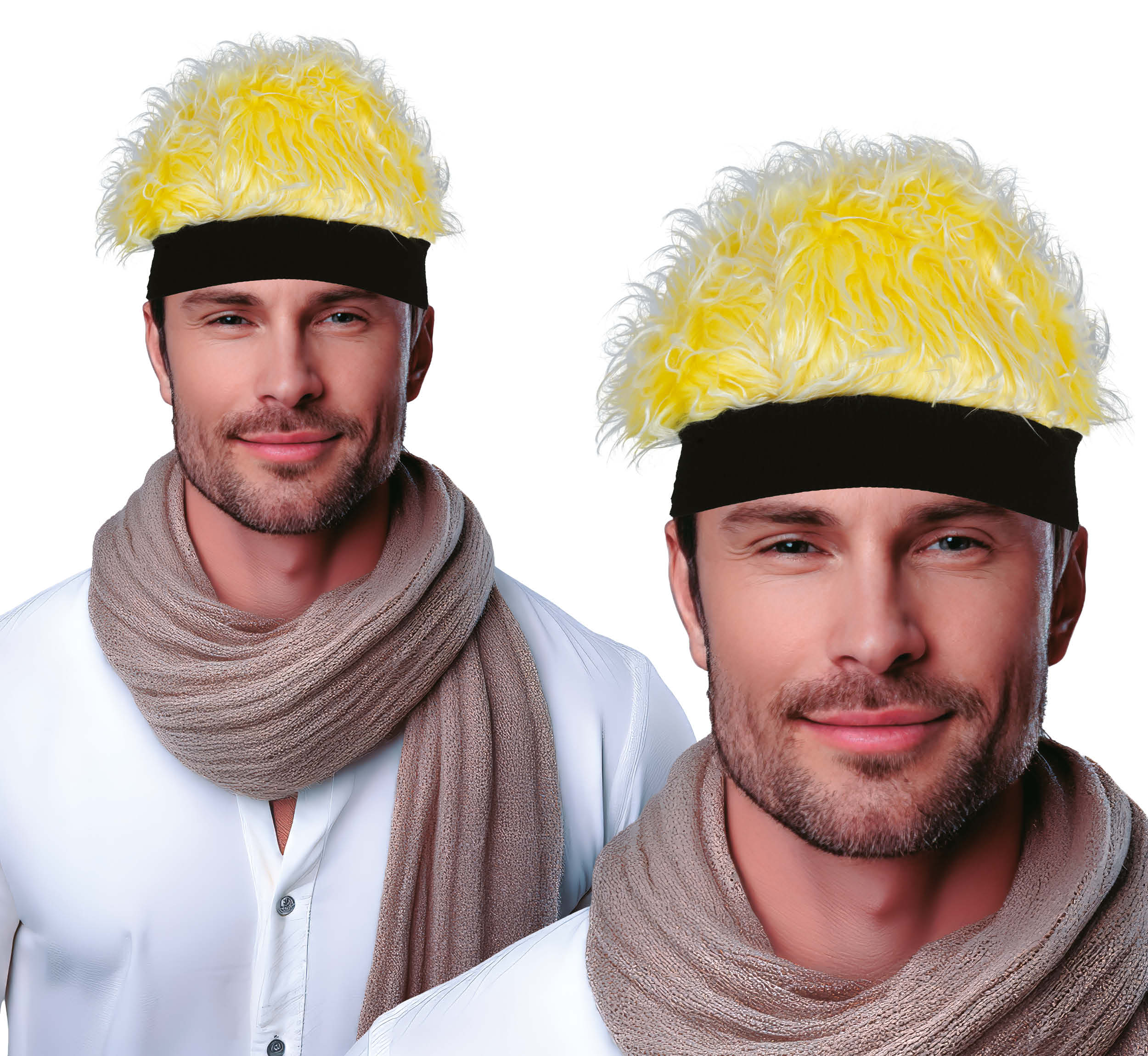 GP48150 – Weltkulturen Karneval Haar Accessoire – Farbe: Gelb / Schwarz
