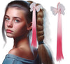 GP48152 – Karneval Haaraccessoire Rosa Schleife – Farbe: Pink