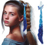 GP48153 – Prinzessin Schmetterling Haarteil Zauberhafte – Farbe: Blau