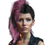 GP48165 – Rockstar Karneval Zottelfrisur Punk – Farbe: Mehrfarbig