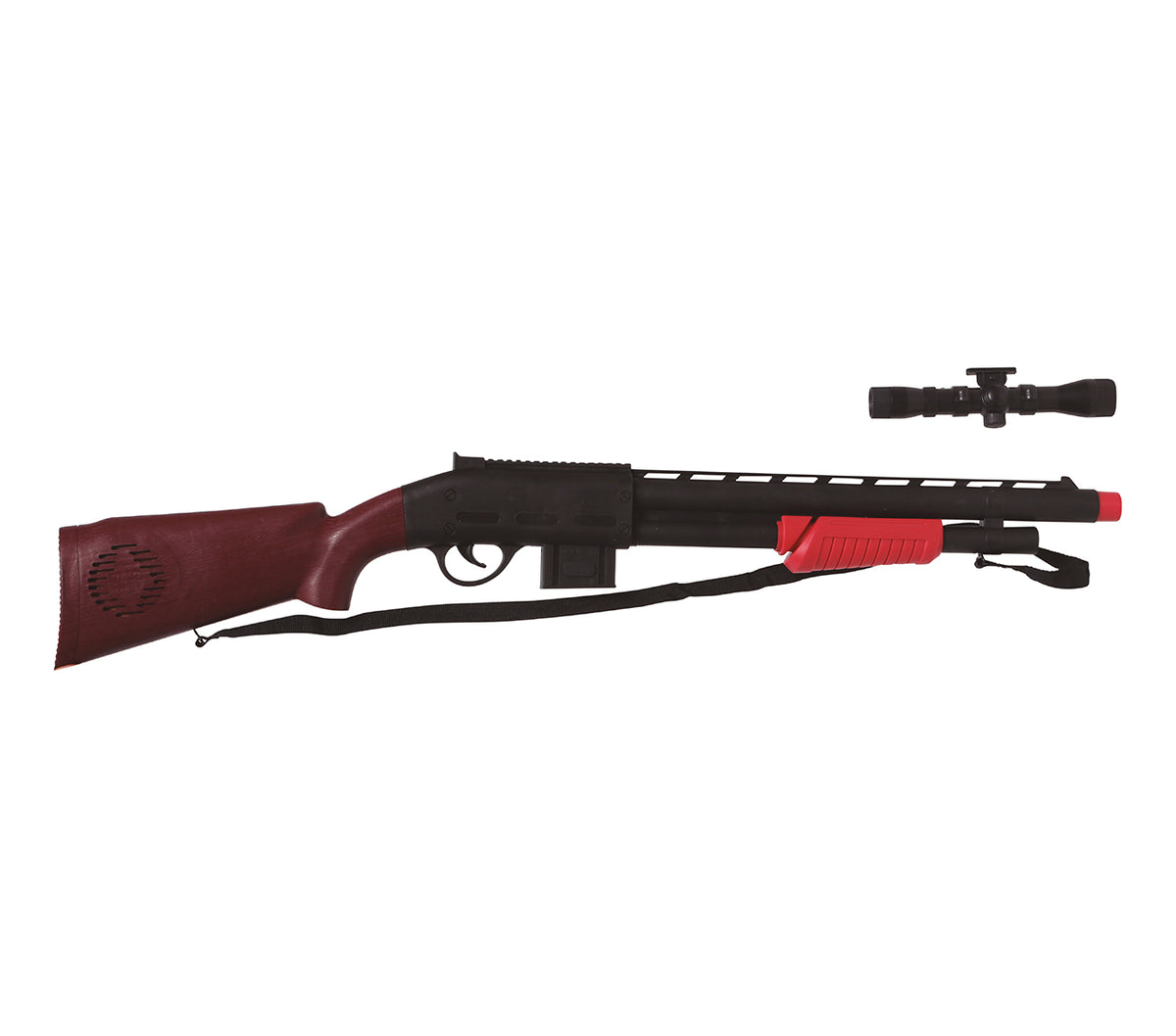 GP17287 – Repetiergewehr für Erwachsene 68 cm Attrappe – Farbe: Schwarz
