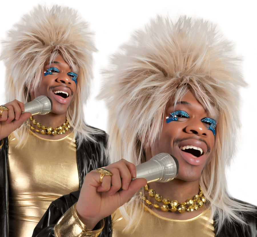 GP4846 – Rock Star Perücke Gold Glamour – Farbe: Gelb, Ansicht 2