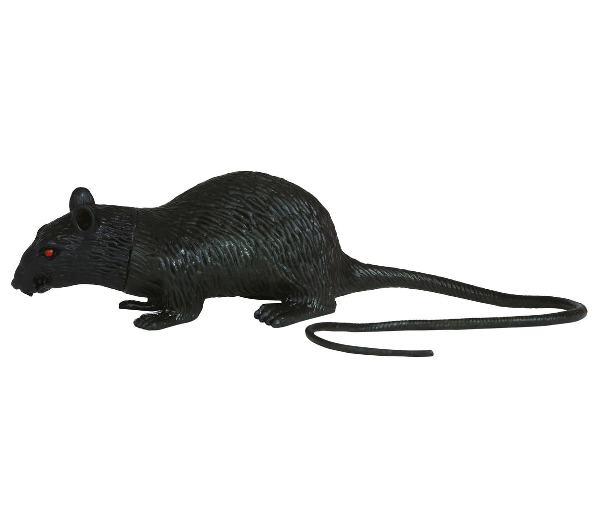 GP26582 – Latex Ratte 15 cm schwarz Halloween – Farbe: Schwarz