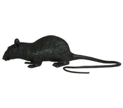 Latex Ratte 15 cm schwarz Halloween, Bild 4
