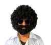 GP4869 – 70s Afro Style Schwarzer Bart – Farbe: Schwarz