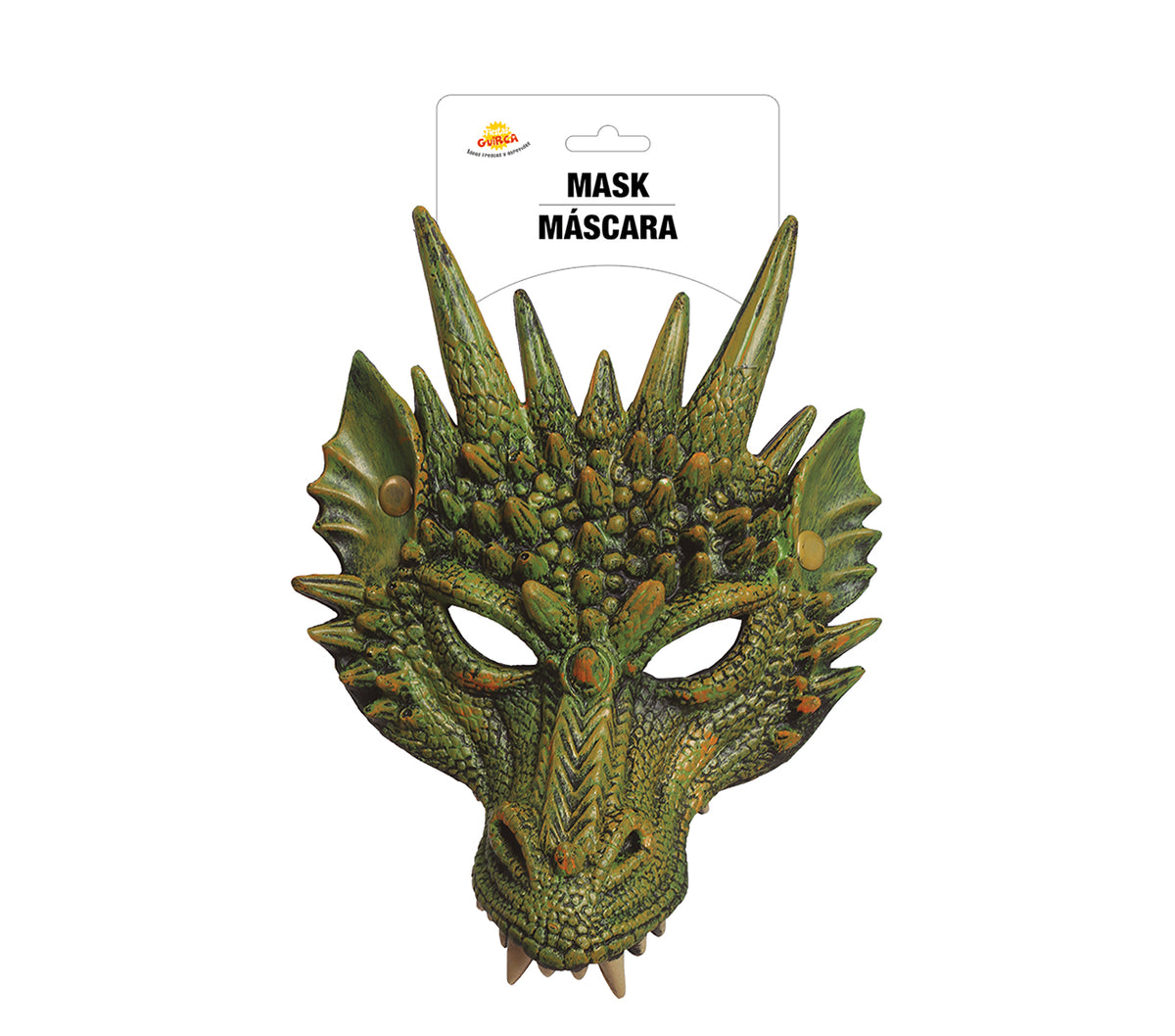 GP2414 – Drachen Halbmaske für Erwachsene grün – Farbe: Grün