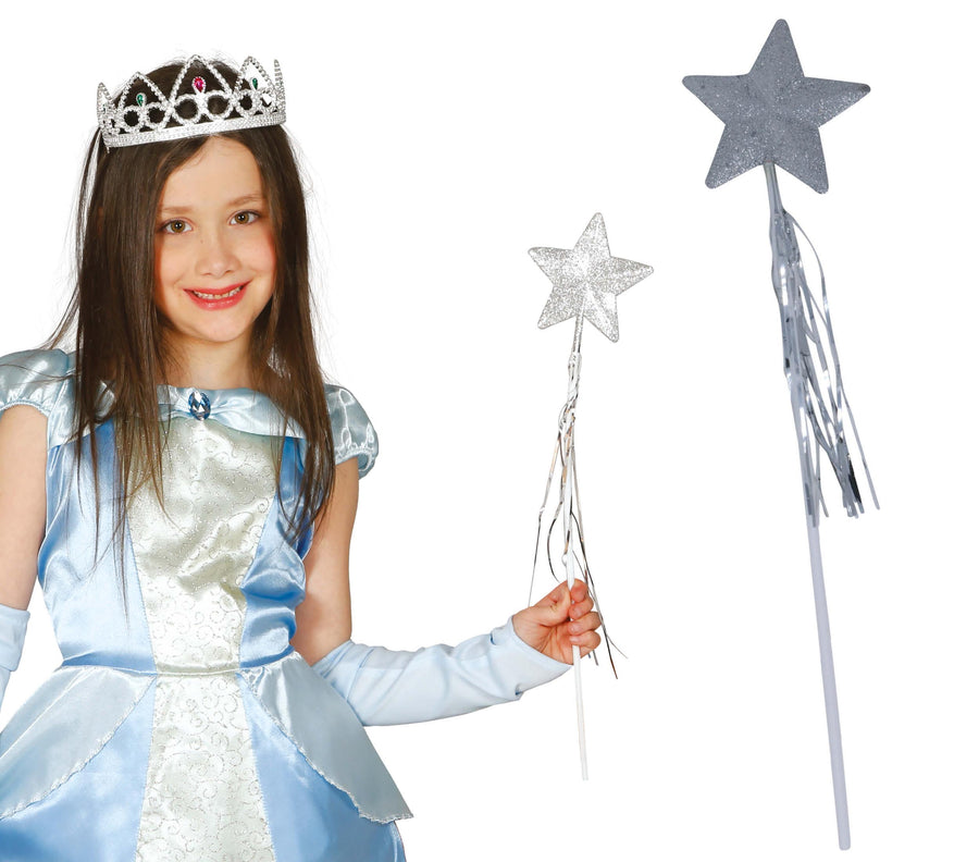 Glitzer Zauberstab für Mädchen 53 cm