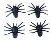 4 Spinnen schwarz 10 cm Halloween Deko, Bild 7