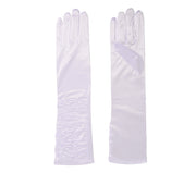 Glamour Handschuhe für Damen 40 cm gerafft, Bild 10