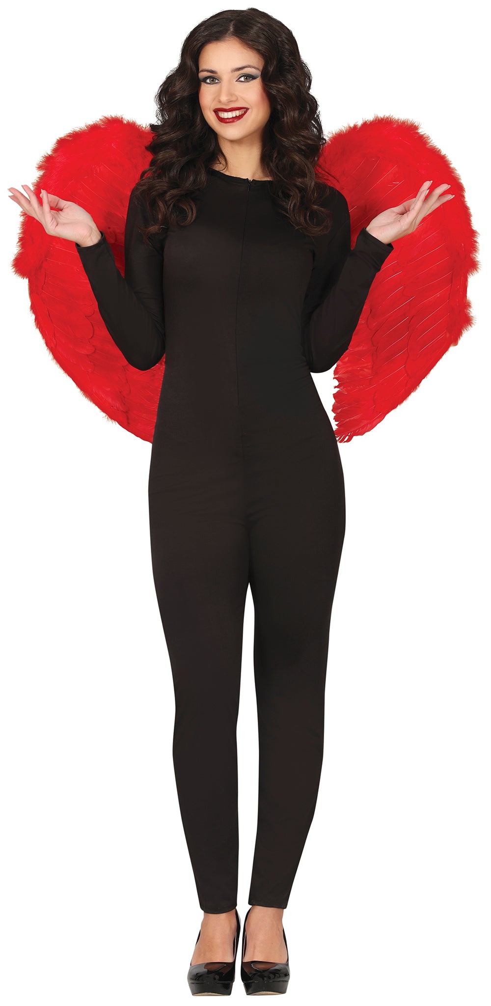GP16390 – Federflügel für Erwachsene 80 x 55 cm – Farbe: Rot