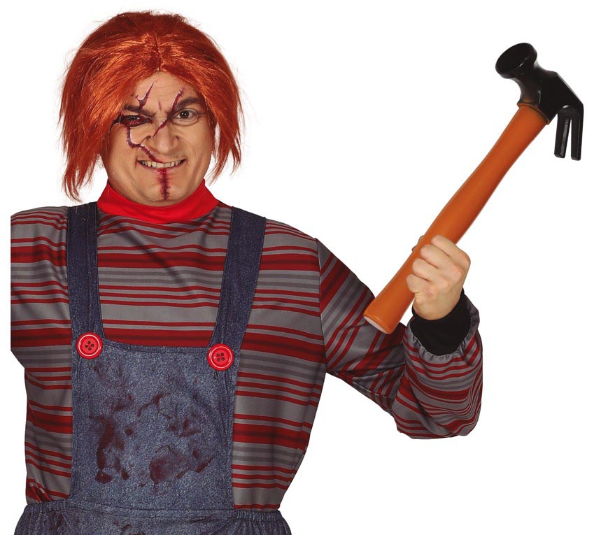 GP18183 – Hammer für Erwachsene 40 cm Handwerker – Farbe: Braun