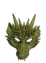 Drachen Halbmaske für Erwachsene grün, Bild 2