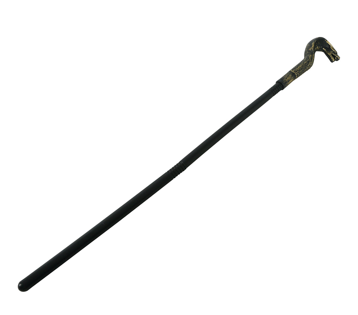 GP18701 – Schlangen Gehstock für Erwachsene 80 cm – Farbe: Gold
