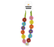 Hippie Blumen Haarband für Damen bunt, Bild 4